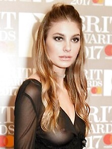 Camila Morrone Pierced Nipples At The Britt Awards