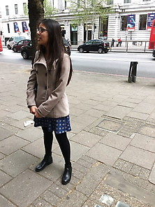 Street Pantyhose Uk Paki Sudent