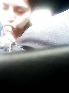 Latina Friend Giving Me A Blowjob In My Car Hidden Cam