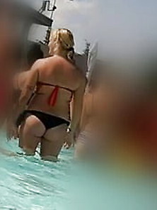 Spy Pool Sexy Ass Bikini Romanian