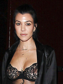 Kourtney Kardashian See Through Photos