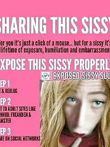 Exposed Sissy Slut Sasha