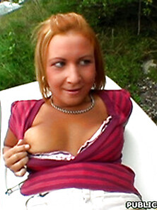 European Redhead Chick Spreads