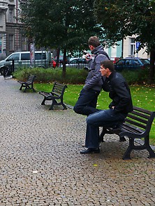 Two Boys Were Sitting