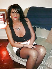 Naughty Brunette Milf Poses