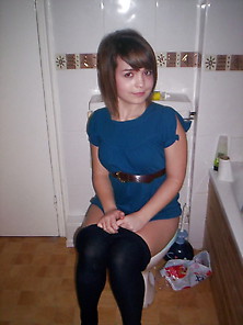 Pantyhose On Toilets