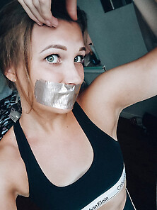 Mari Tape Gagged