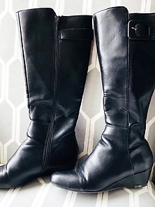 Kozaki Na Koturnie Wedge Boots 3