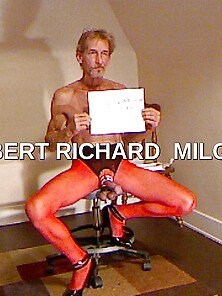 Robert Richard Milgate Red Pantyhose And High Heels