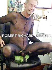 Robert Richard Milgate Sheer Black Bodystocking