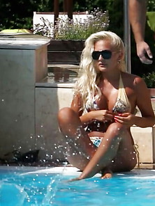 Spy Pool Sexy Blonde Romanian