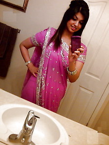 Pink Saree