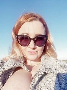 Tits flashing in Public