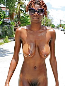 Zbs Girls: Oiled Up Black Girl In Public