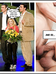 Celebrity Gangbang Captions #386 (Avril)