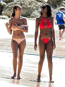 Mouna Traore Bikini