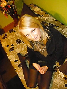 Various Polish Females In Tights Pantyhose 64