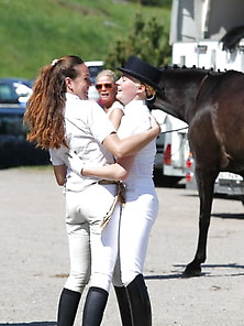 Candid Girls Wearing Jodhpurs