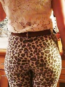 Me In Leopard Leggins