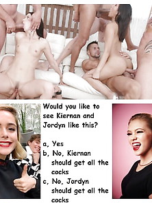 Celebrity Gangbang Captions #513 (Jordyn)