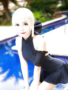 Cosplay Amiee ( Saber Mizugi)