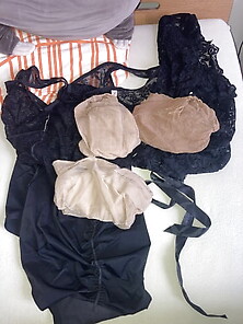 Dessous Der Ehefotze,  Wifes Lingerie And Pantyhose