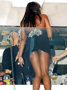 Naomi Campbell', S Tits In Seethrough