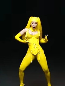 Yellow Latex Cardi B