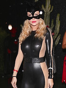 Joanna Krupa See Through In Black Costume