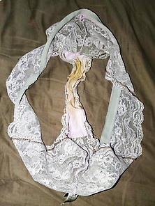 Asian Milf Worn Musky Lace Panty