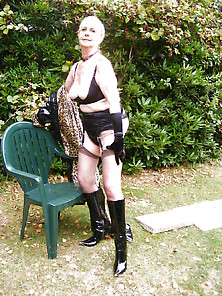 Hot Granny Lyndsey More Outdoor Pvc Fun Part 1