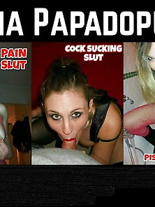 Fuckmeat Whore 3 Hole Katia Papadopulo 30Yr From Silvi Italy