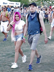 Ariel Winter O&a At Coachella 2017