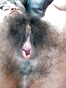 Black Girls Spreading Hairy Pussy 3