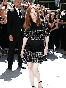 Julianne Moore Chanel Fashion Show In Paris 7-4-17