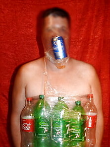 Bottle Bondage Celophane