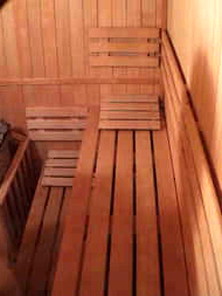 Sauna:ponytailed Blondie