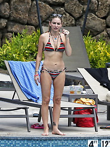 Drea De Matteo Poolside In Hawaii