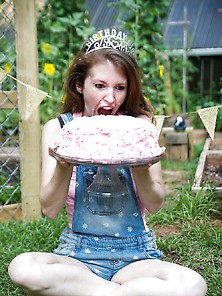 Slut Eating Cake