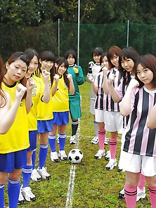 Japanese Soccer Sluts Love To Show Off Naked.