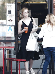 Elle Fanning O&a La 11-20-17