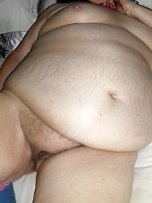 Bbw Big Belly And Big Hairy Pussy